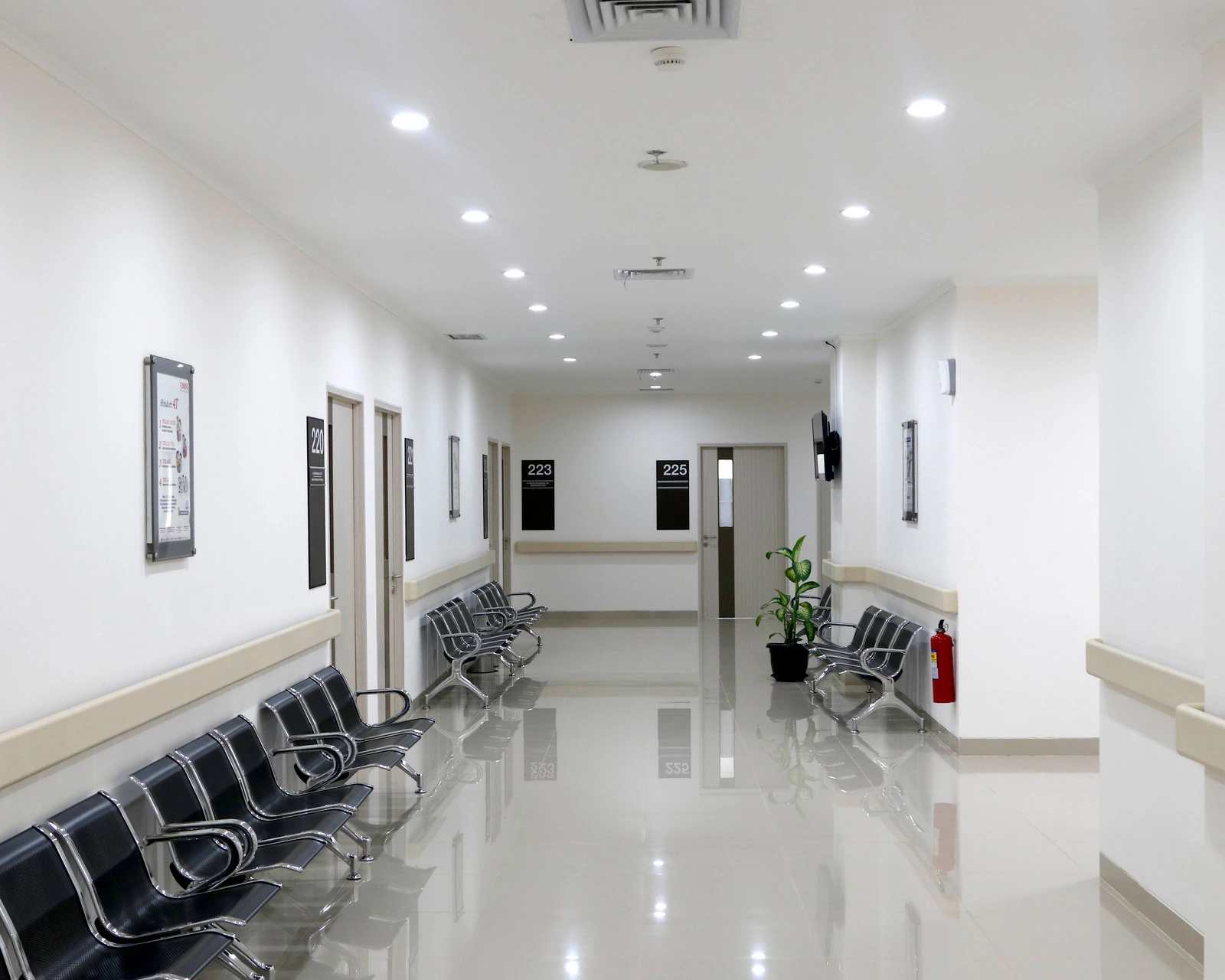 hospital corridor impact check