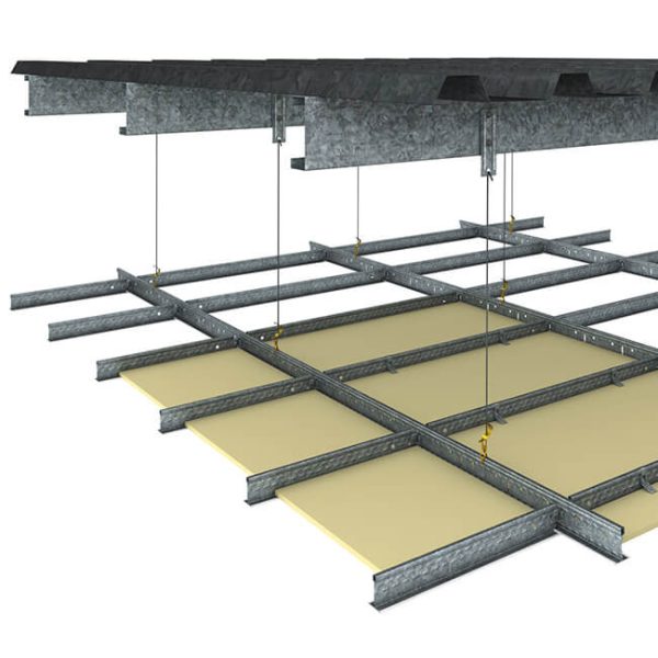 Duo Exposed Grid Ceiling System